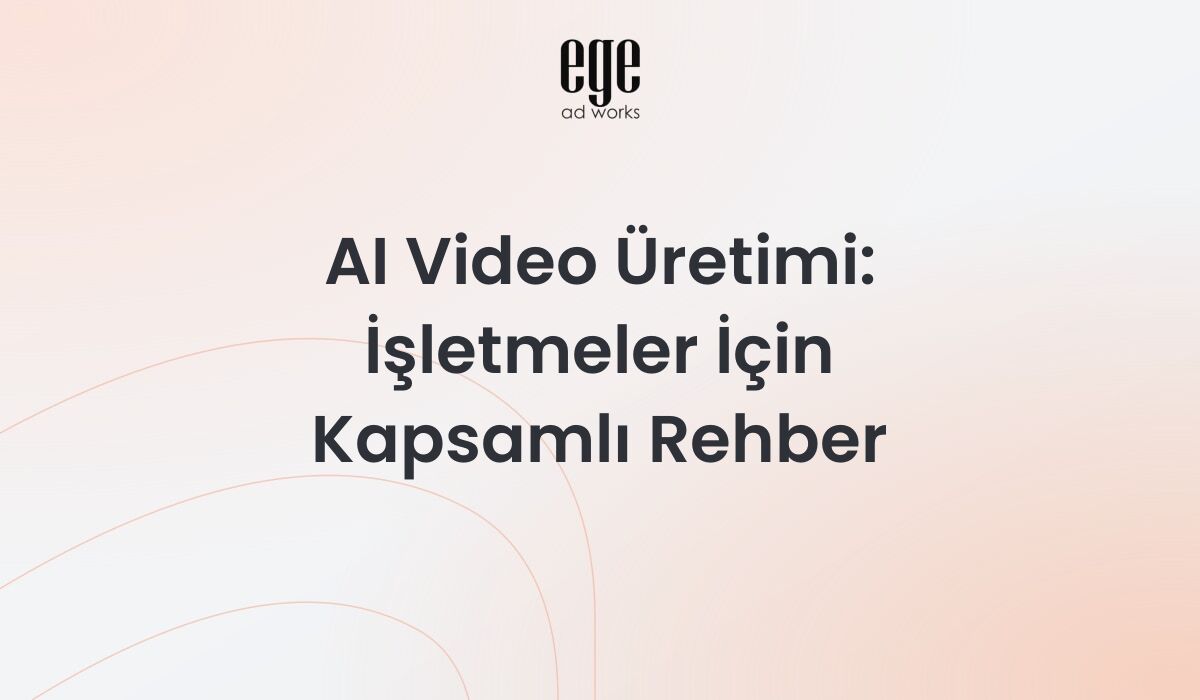 Yapay zeka ile video üretimi sürecini gösteren dijital stüdyo ortamı