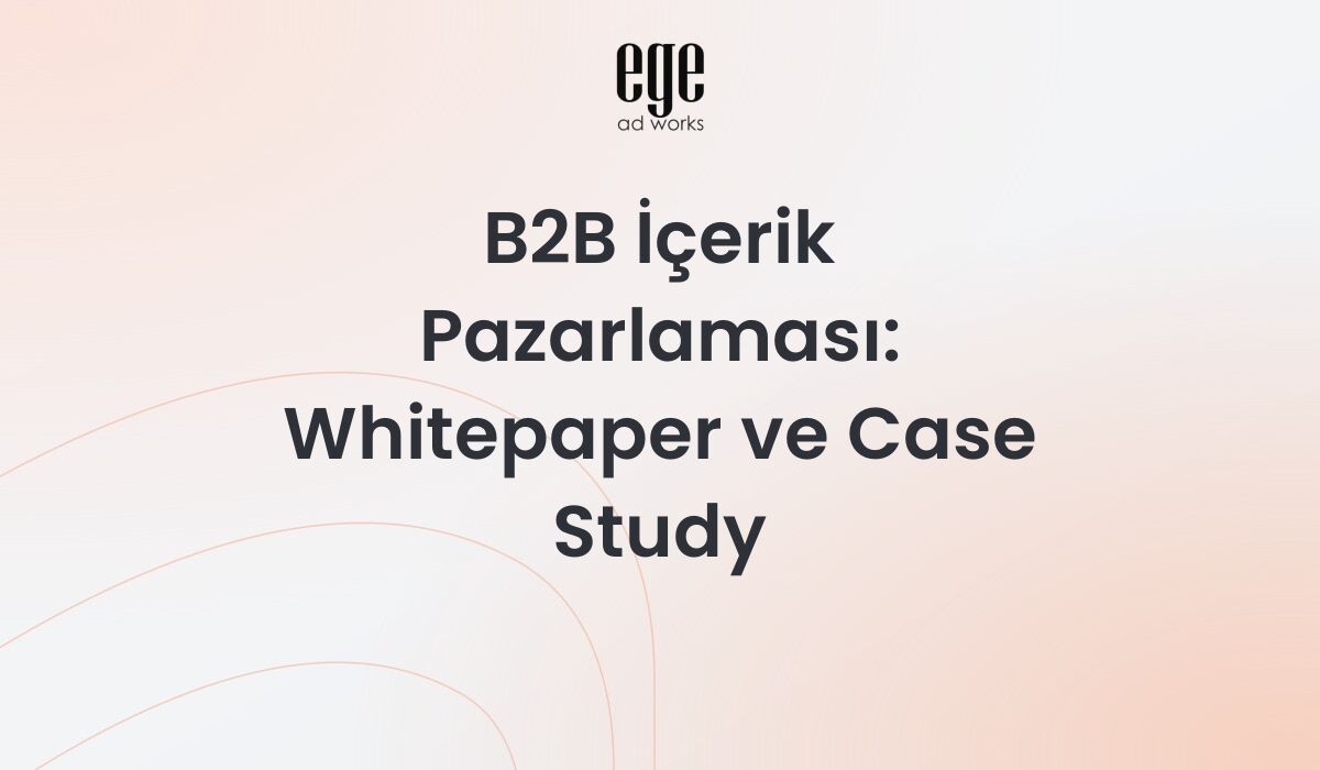 B2B içerik pazarlaması rehberi - whitepaper ve case study stratejileri