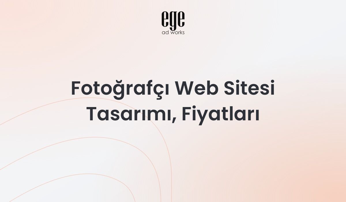 Fotoğrafçı Web Sitesi Tasarımı, Fiyatları 2026