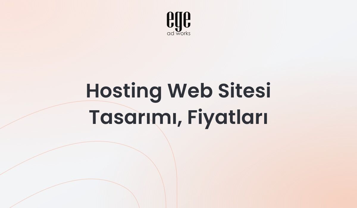 Hosting Web Sitesi Tasarımı, Fiyatları 2026