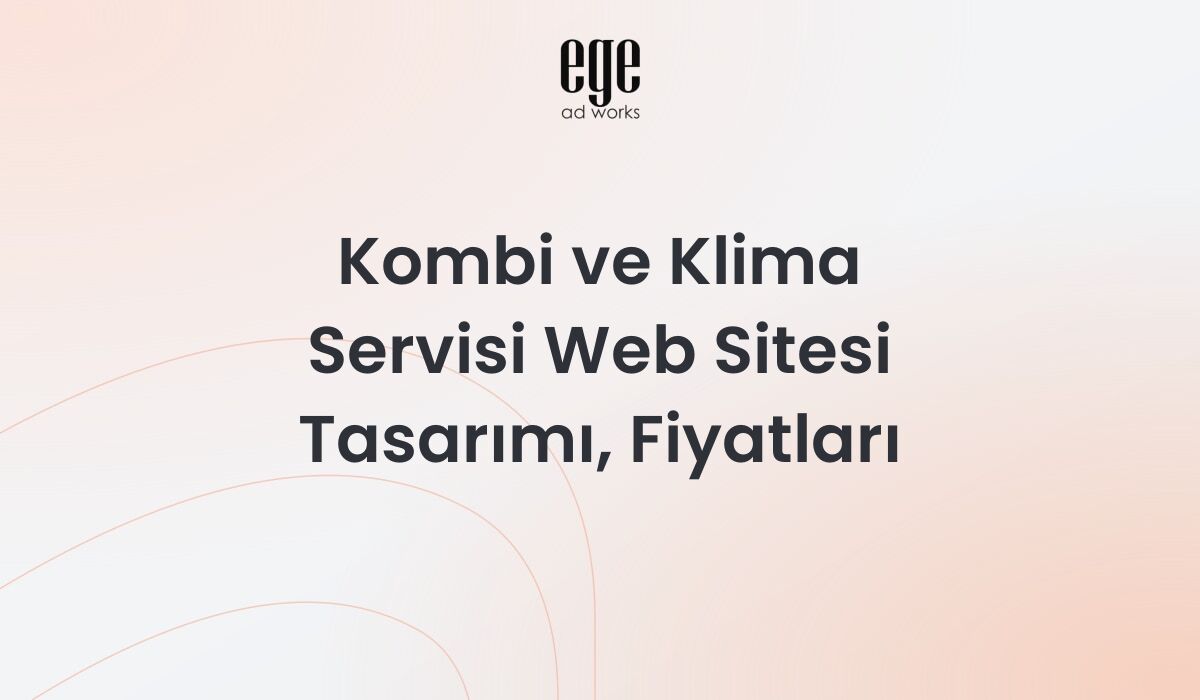 Kombi ve Klima Servisi Web Sitesi Tasarımı, Fiyatları 2026