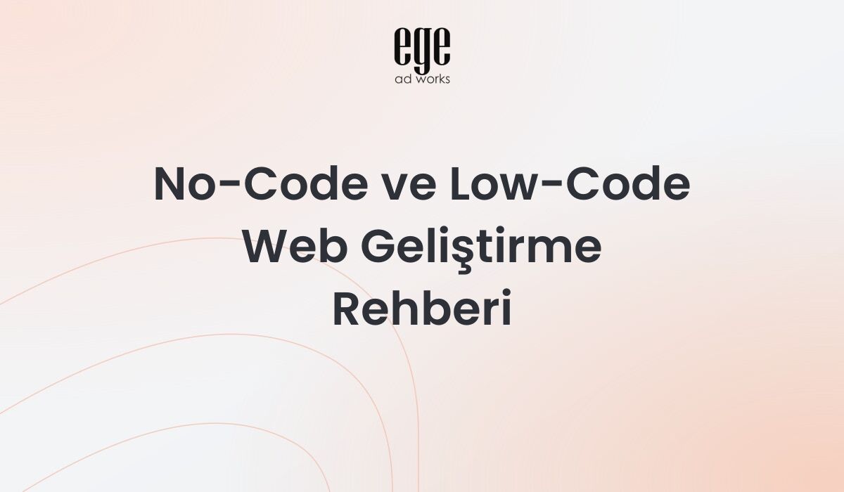 No-Code Low-Code Web Geliştirme