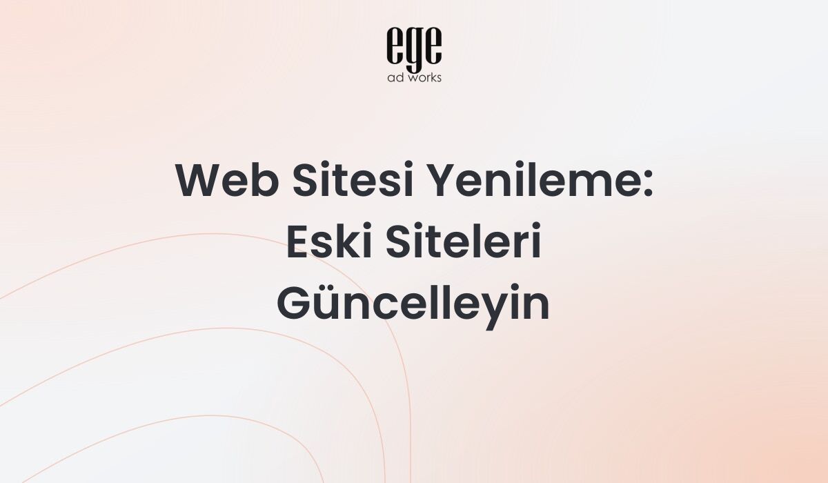 Web Sitesi Yenileme